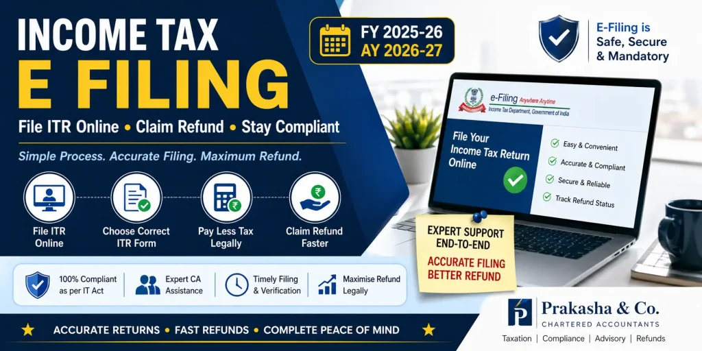 Income Tax E filing