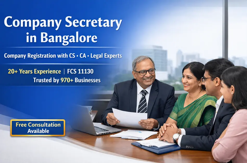 company secretary in Bangalore for company registration