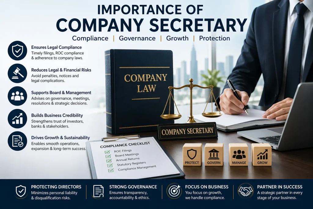 importance of company secretary in business compliance and growth