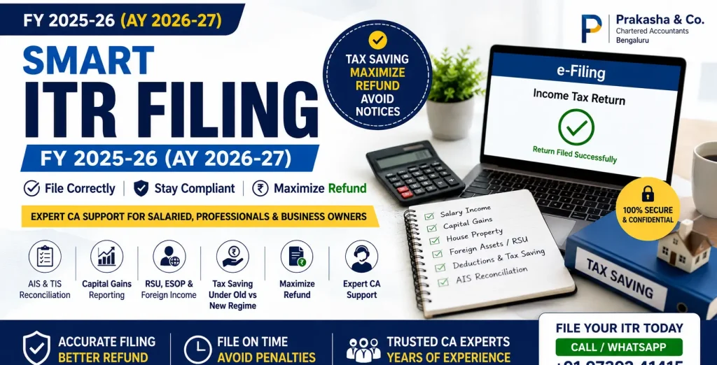 ITR Filing FY 2025-26