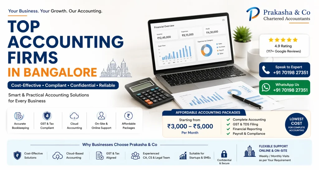 Top accounting firms in Bangalore cost effective bookkeeping and accounting services