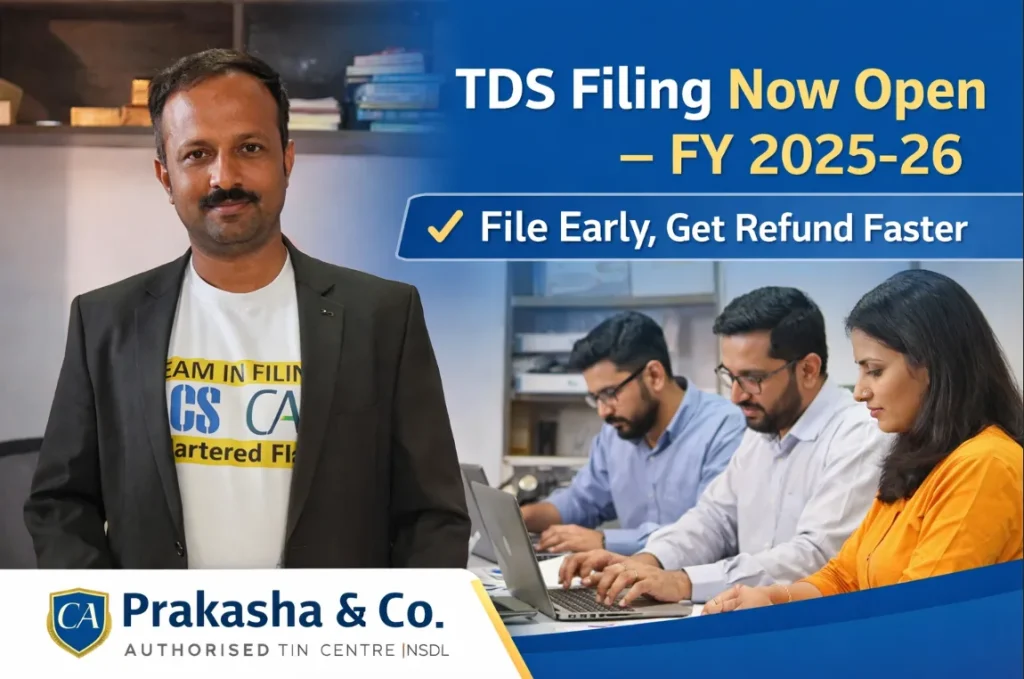TDS return Filing in Bangalore