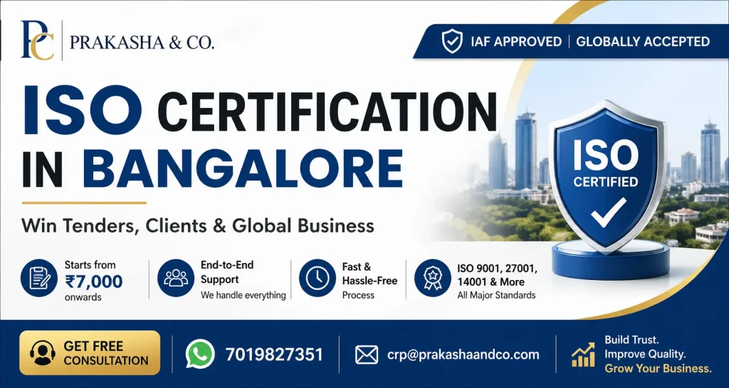 ISO Certification in Bangalore