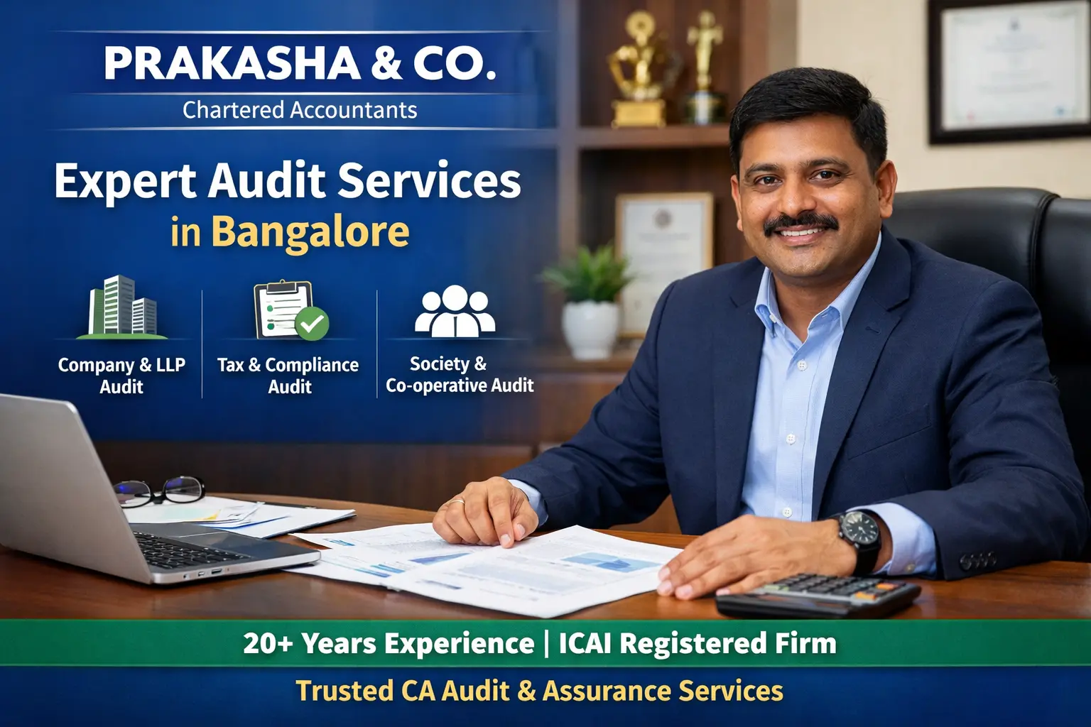 Audit Services in Bangalore by Chartered Accountant Firm for Company LLP Tax Audit