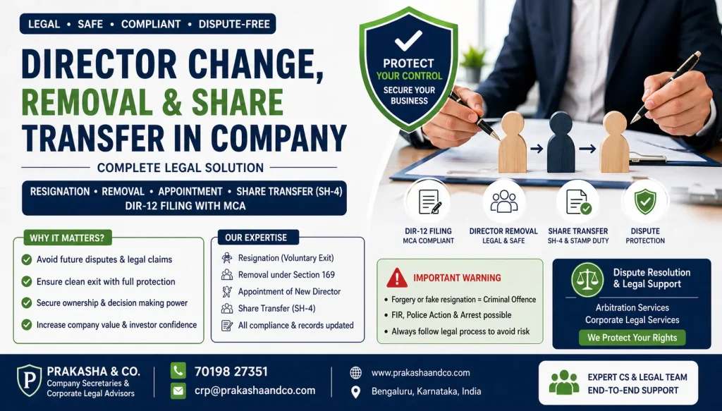 director change in company