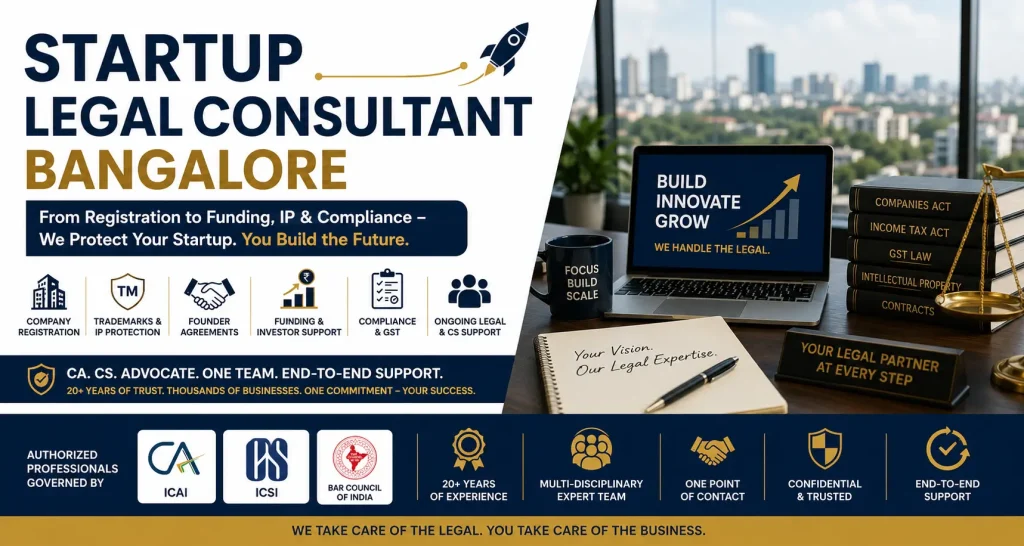 Startup Legal Consultant Bangalore