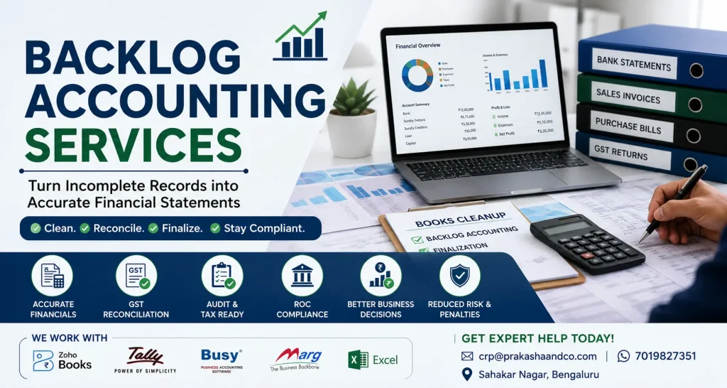Backlog Accounting Services for Businesses in Bangalore