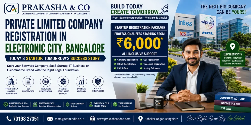 Company Registration Electronic City