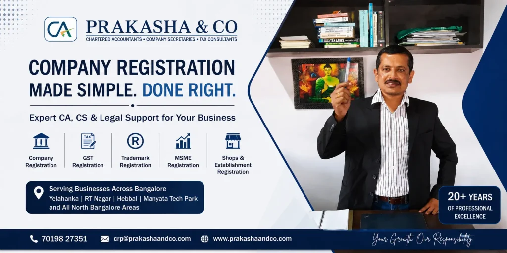 Private Limited Company registration Yelahanka