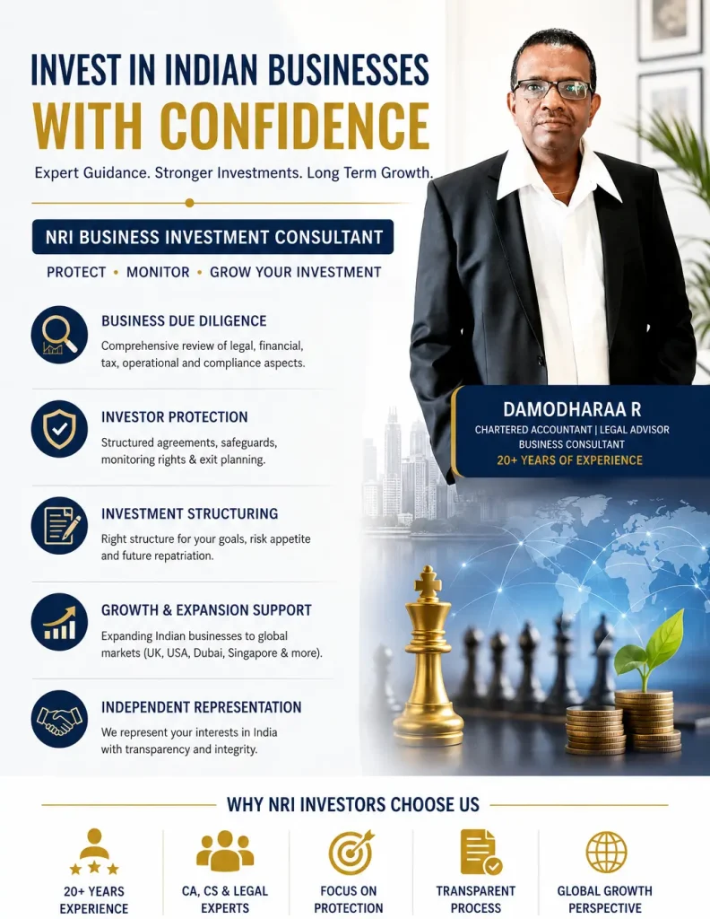 NRI Buisness invest consultant process